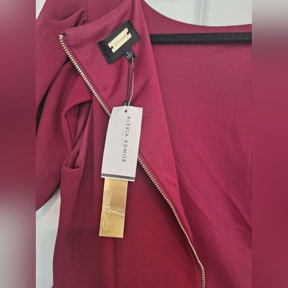 Alexia Admor red dress‎ size L - Picture 5 of 9